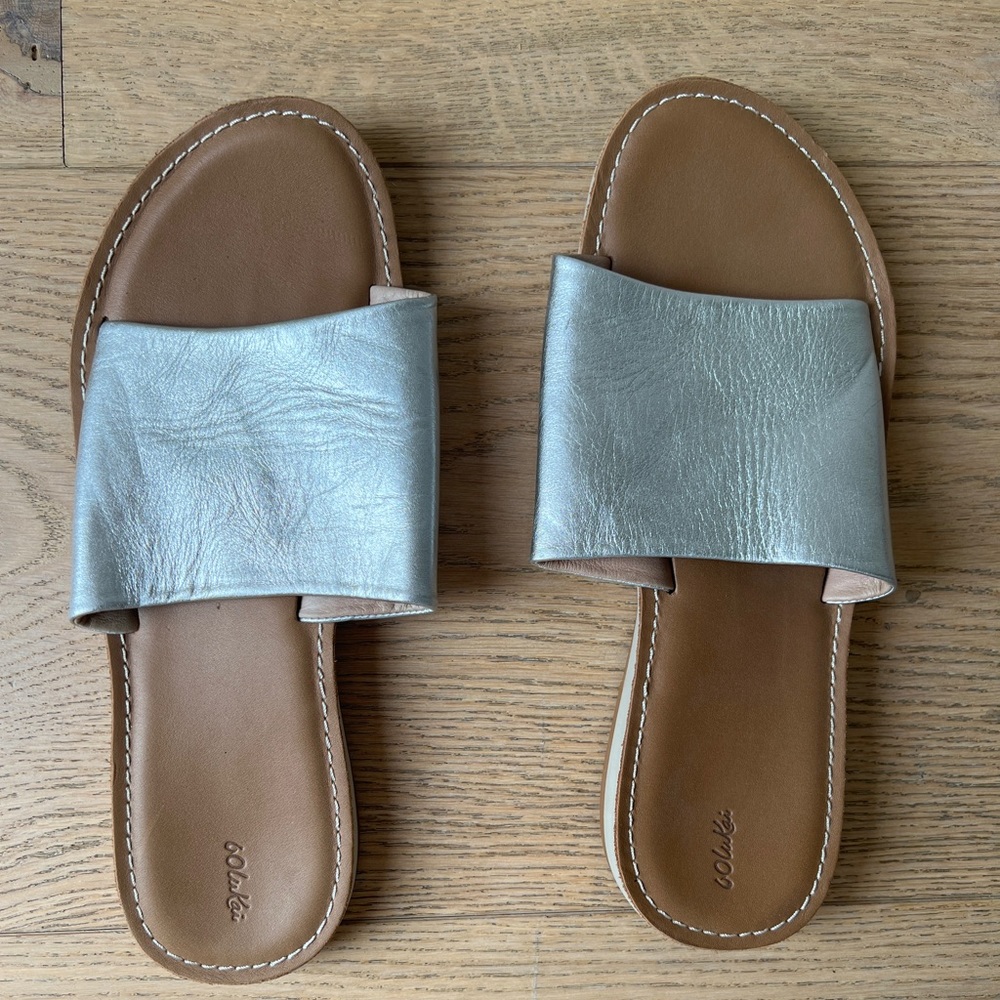 Olikai silver sandals size 10